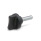 GN 531.5 Chiavette di serraggio, plastica, perno filettato in acciaio / acciaio INOX Materiale: NI - Acciaio inox