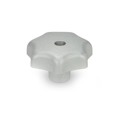 Boutons étoile DIN 6336: Aluminium
