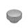 GN 536 Ghiere di ritegno zigrinate, acciaio INOX Finitura: MT - finitura matt da sabbiatura