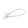 GN 111.2 Cavetti di ritegno, acciaio INOX, con anelli o con un anello e una piastrina Tipo: B - Con un anello e una piastrina
Colore: TR - trasparente