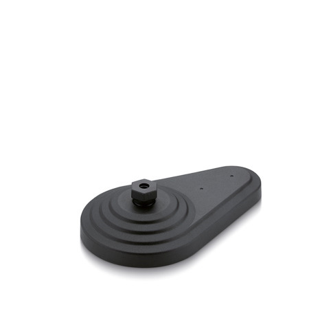 Pieds de nivellement GN 445.9: Plastique, avec filetage interne et 2 trous de montage