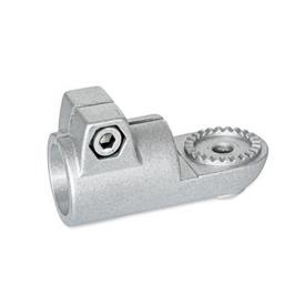 GN 276 Laschen-Klemmverbinder, Aluminium Form: AV - mit Außenverzahnung<br />Oberfläche: BL - blank, gestrahlt, matt