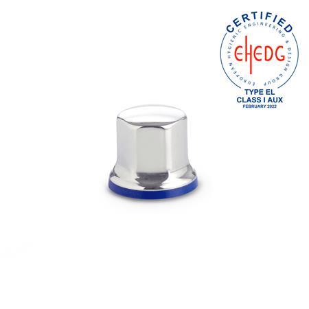Muttern GN 1580: Edelstahl, Hygienic Design