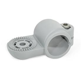 GN 278.9 Laschen-Klemmverbinder, Kunststoff Form: AV - mit Außenverzahnung<br />Farbe: GR - grau, RAL 7040, matt