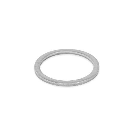 Dichtringe DIN 7603: für Verschlussschrauben DIN 908 / DIN 910, Kupfer / Aluminium / Edelstahl
