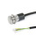 GN 3310 Pulsanti/ Gli indicatori luminosi, acciaio INOX, con/senza illuminazione LED Tipo di contatto: TO - Pulsante senza LED
Tipo di collegamento: K5 - Cavo, estremità aperta, 5 m