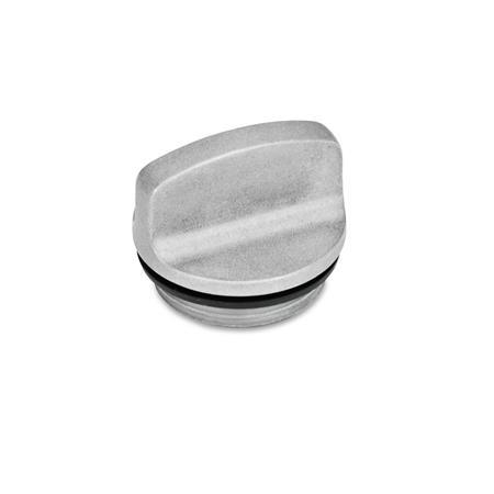 GN 441 Verschlussschrauben bis 100 °C, Aluminium Entlüftungsbohrung: 1 - ohne Entlüftungsbohrung
Farbe: BL - blank, gleitgeschliffen