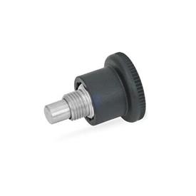 GN 822 Miniraster, Rastmechanik verdeckt Werkstoff: NI - Edelstahl<br />Form: B - ohne Rastsperre