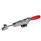 GN 850.1 Attrezzi di serraggio a tirante, acciaio INOX, per operazioni di trazione Tipo: TT - Con asse di trazione, con fermo, con tirante a T
Materiale: NI - Acciaio inox