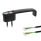 GN 422 Maniglie a ponte per armadi, lega di zinco pressofusa, con funzione di commutazione elettrica / con indicatore luminoso, con elementi funzionali 2 Elemento funzionale 1: LK - Indicatore luminoso LED, rosso / verde (bicolore) (senza funzione di commutazione)
Elemento funzionale 2: TK - Pulsante con LED, sso / verde (bicolore)
Tipo di collegamento: K5 - Cavo, estremità aperta, 5 m
Finitura: SW - Nero, RAL 9005, finitura strutturata