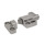 GN 724.3 Loquets à ressort, acier/inox, avec goupille chanfreinée et bride pour montage en surface Type: R - came d'indexage droite
Goupille chanfreinée, n° d'identification: 3 - Chanfrein, droit
Matériau/Finition: NI - Inox, moulage de précision
Cran d'arrêt, n° d'identification: 2 - Avec cran d'arrêt