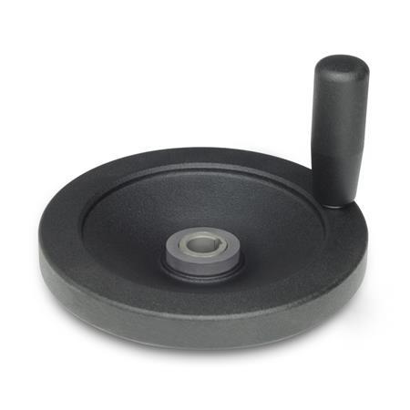 Volantini di sicurezza GN 323.4: Alluminio, con cuscinetto a frizione