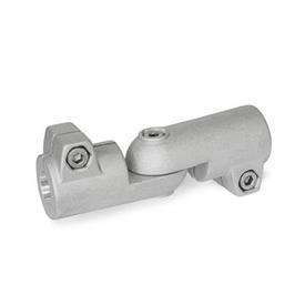 GN 286 Gelenk-Klemmverbinder, Aluminium Form: S - Verstellung stufenlos<br />Oberfläche: BL - blank, gestrahlt, matt