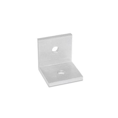 Supports d'installation GN 970: Acier structurel/Aluminium, côtés égaux
