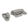 GN 724.3 Loquets à ressort, acier/inox, avec goupille chanfreinée et bride pour montage en surface Type: L - came d'indexage gauche
Goupille chanfreinée, n° d'identification: 3 - Chanfrein, droit
Matériau/Finition: NI - Inox, moulage de précision
Cran d'arrêt, n° d'identification: 2 - Avec cran d'arrêt