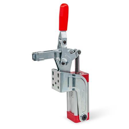 Schnellspanner GN 862.1: Stahl, pneumatisch, mit zusätzlicher Handbetätigung