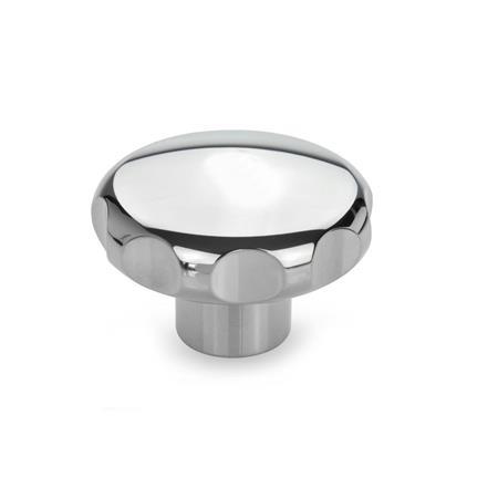 Volantini di serraggio a stella GN 5335: Acciaio INOX