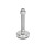 GN 31 Piedini di livellamento, acciaio INOX, con disco antiscivolo Tipo (base): C3 - Finitura lucida, gomma vulcanizzata, nero
Versione (vite): UK - Con dado, esagono interno in alto e sede per chiave in basso