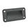 GN 7330 Poignées encastrables, zinc moulé sous pression, de type à visser Type: A - Montage par le côté opérateur (pour identification n° 2 avec quatre vis d'étanchéité contre-alésées)
N° d'identification: 2 - avec joint
Finition: SW - noir, RAL 9005, finition texturée