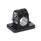 GN 145.1 Flansch-Verfahrschlitten, Aluminium d1: B - Bohrung
Oberfläche: SW - schwarz, RAL 9005, strukturmatt
