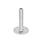 GN 41 Piedini di livellamento, acciaio INOX AISI 304 Tipo (base): B0 - Senza disco antiscivolo, con 2 fori di montaggio
Versione (vite): U - Senza dado, esagono interno in alto e sede per chiave in basso