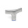 GN 5064 Maniglie a T, acciaio INOX, Hygienic Design Finitura: MT - finitura matte (Ra < 0,8 µm)
Materiale (anello di tenuta): F
