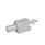 GN 487 Kugelgelenk-Klemmhalter, Aluminium Form: W - mit Welle
Kennzeichen: S - Kugelstück mit Außengewinde
Kennziffer: 2 - Klemmung mit Gewindestift
Oberfläche: EL - eloxiert, naturfarben