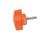 GN 5320 Chiavette di serraggio con limitatore di coppia Colore: OR - arancione, finitura matt