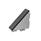 GN 30i Winkel, Zink-Druckguss, für Aluprofile (i-Baukasten), mit Zubehör Form: C - mit Befestigungsset und Abdeckkappe
Größe: 30x60/40x80