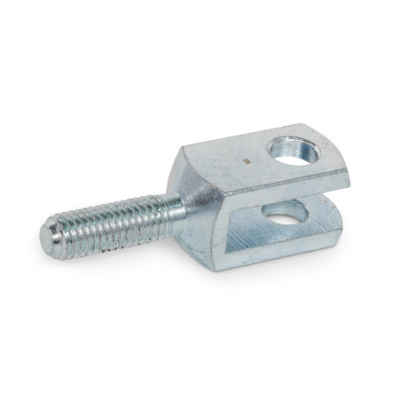Chapes de tringlerie GN 754: Acier, avec filetage externe