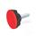 GN 636.4 Volantini di serraggio a stella con perno filettato, plastica Colore: DRT - rosso, RAL 3000, finitura mat