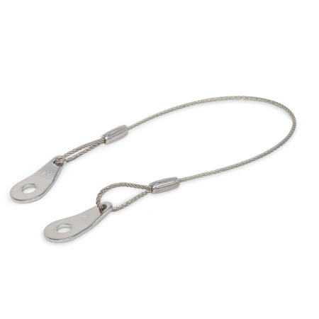 Cavetti di ritegno GN 111.8: Acciaio INOX, con piastrine