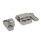 GN 724.3 Loquets à ressort, acier/inox, avec goupille chanfreinée et bride pour montage en surface Type: L - came d'indexage gauche
Goupille chanfreinée, n° d'identification: 2 - Chanfrein, bas
Matériau/Finition: NI - Inox, moulage de précision
Cran d'arrêt, n° d'identification: 2 - Avec cran d'arrêt