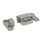 GN 724.3 Loquets à ressort, acier/inox, avec goupille chanfreinée et bride pour montage en surface Type: L - came d'indexage gauche
Goupille chanfreinée, n° d'identification: 4 - Chanfrein, gauche
Matériau/Finition: NI - Inox, moulage de précision
Cran d'arrêt, n° d'identification: 2 - Avec cran d'arrêt